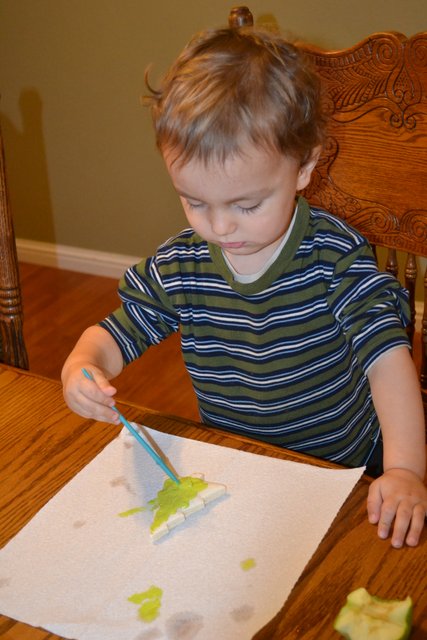 toddler Training - painting