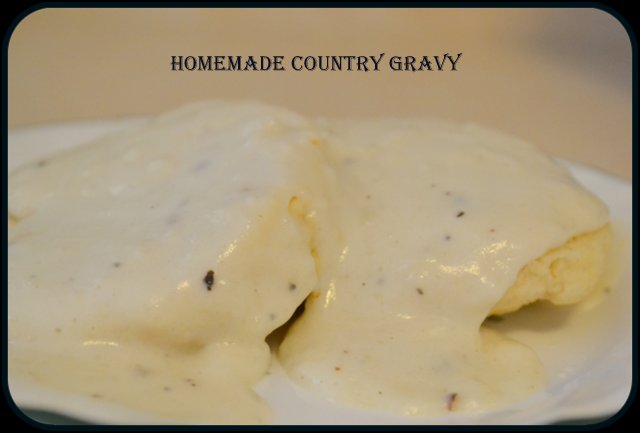 homemade country gravy