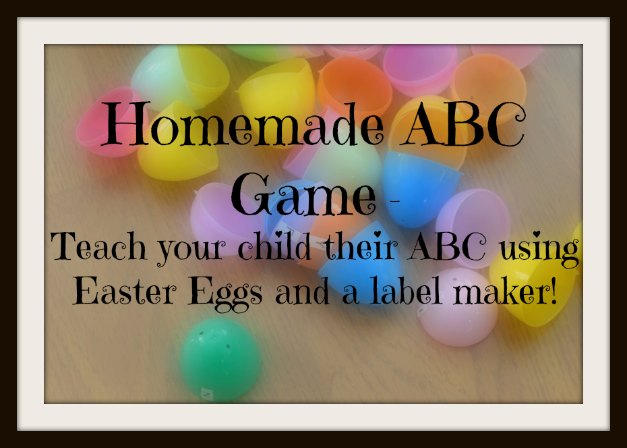 Homemade ABC game