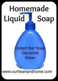 homemade liquid soap