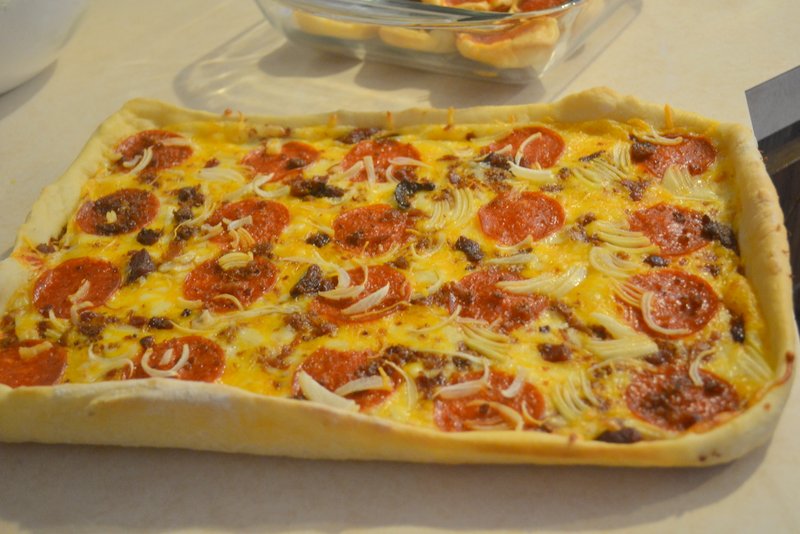 homemade pizza