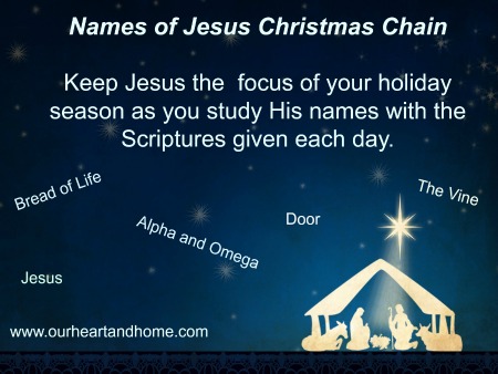 Names of Jesus Christmas Chain